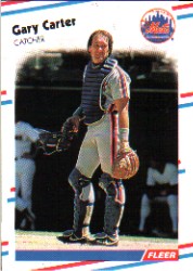 1988 Fleer Baseball Cards      130     Gary Carter